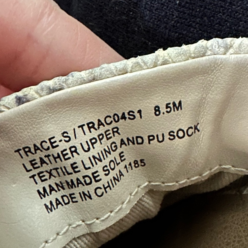 Steve Madden Trace Snakeskin Mules 8.5 - Picture 3 of 3